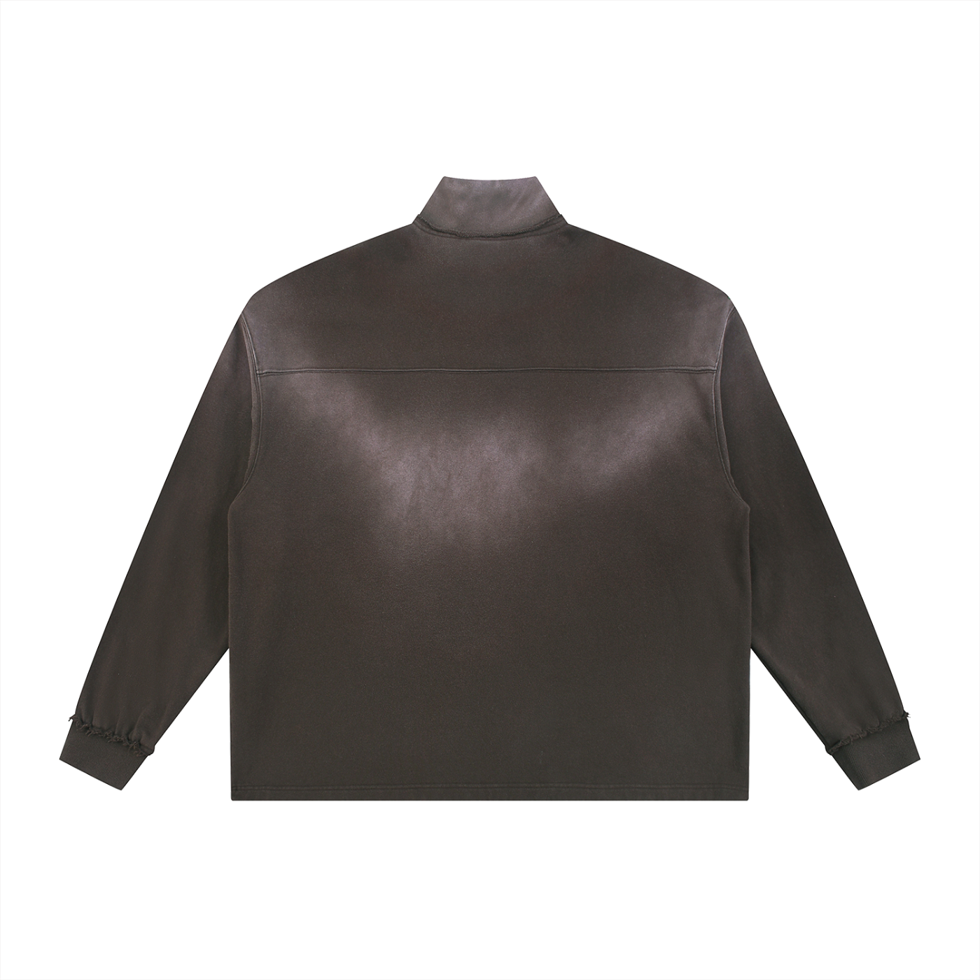 YAQEEN Sun Fade Quarter-Zip Sweatshirt