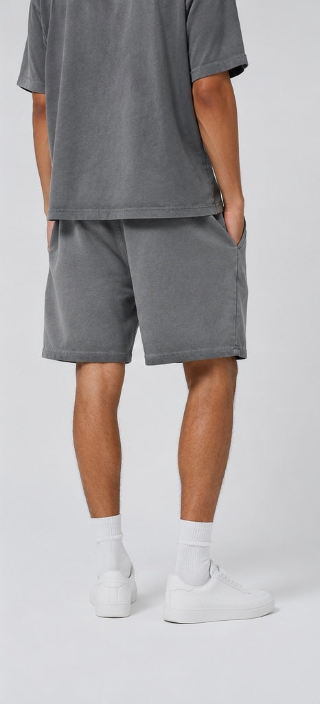 YAQEEN Reverse Dyed Sweatshorts