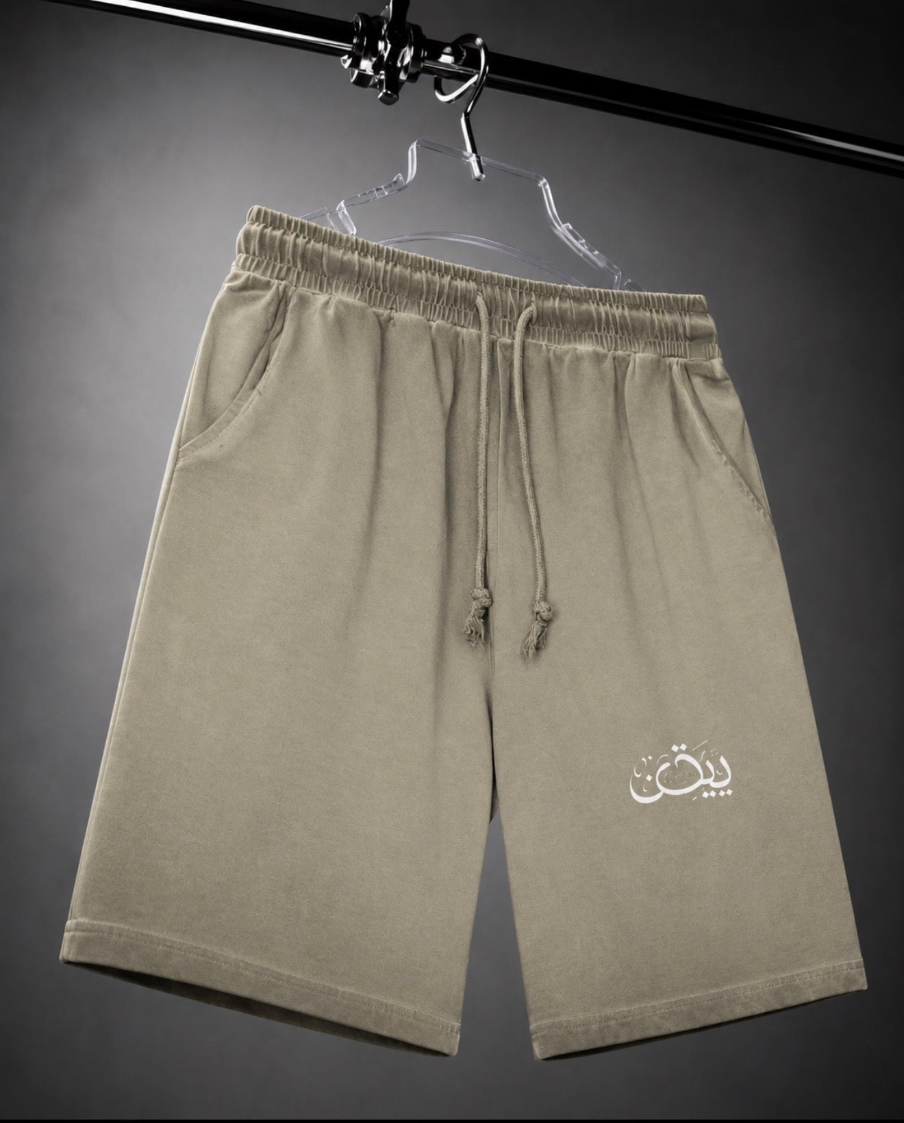YAQEEN Reverse Dyed Sweatshorts
