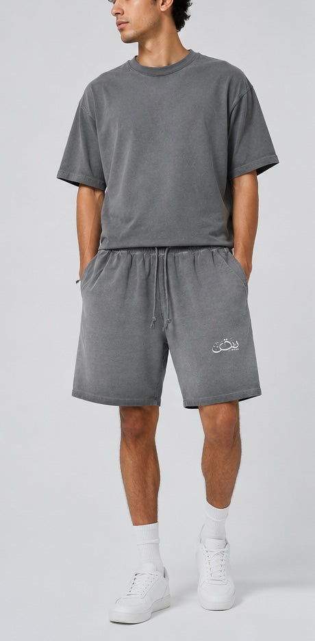 YAQEEN Reverse Dyed Sweatshorts