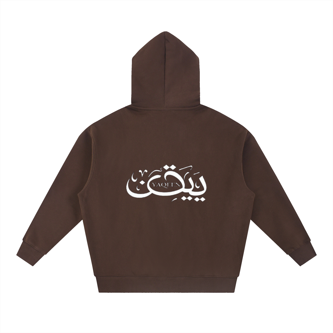 YAQEEN Oversized Boxy Fit Fleece Hoodie