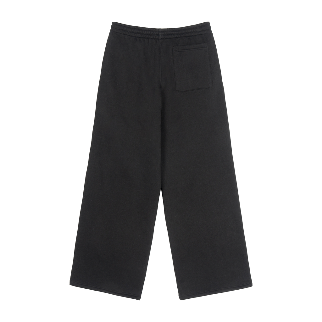 YAQEEN Signature Fleece Drawstring Straight-Leg Sweatpants
