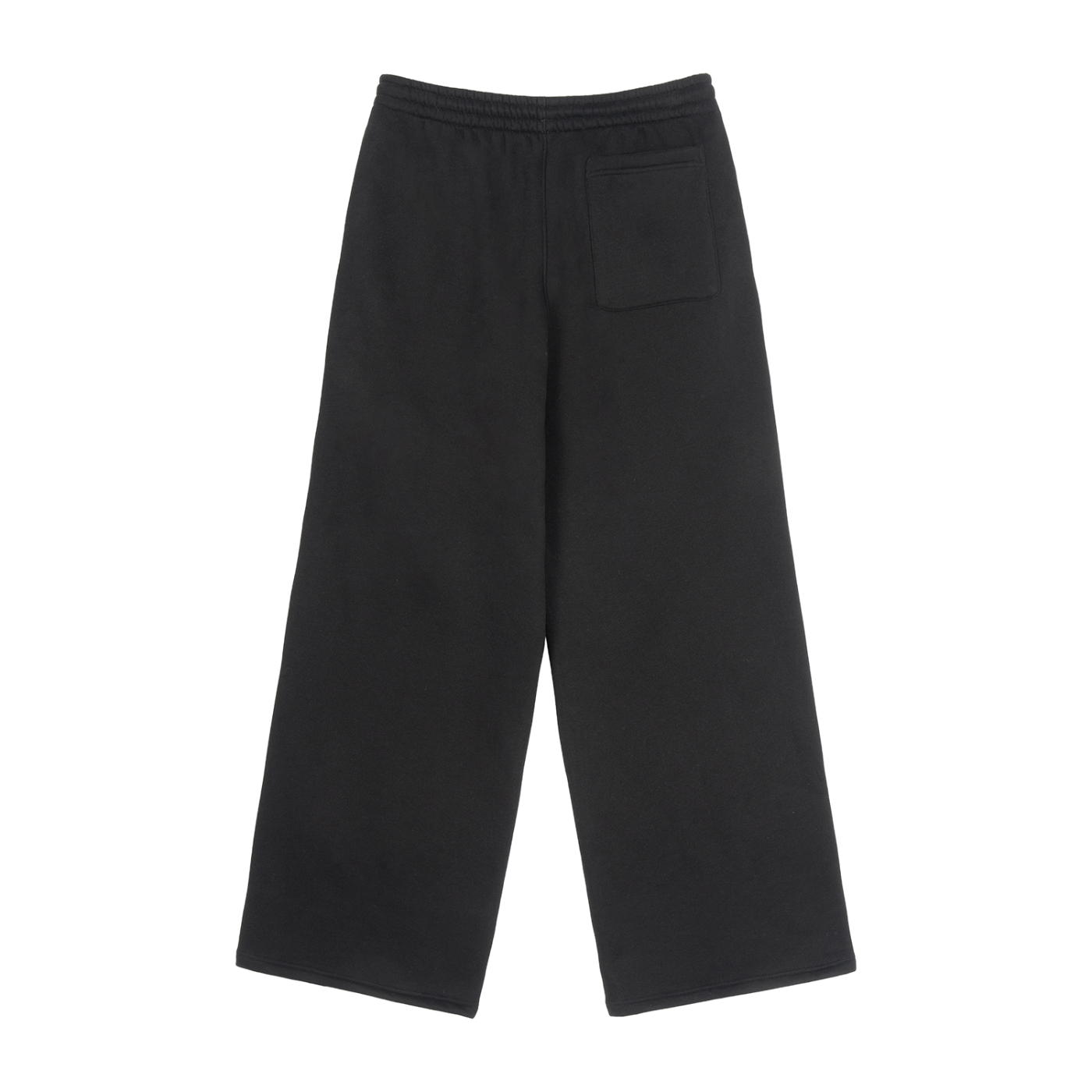 YAQEEN Signature Fleece Drawstring Straight-Leg Sweatpants