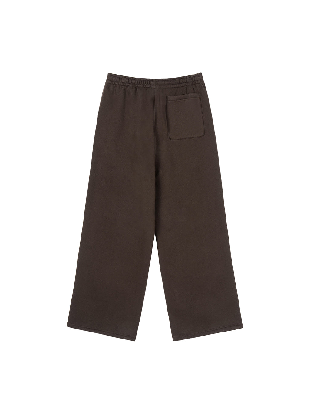 YAQEEN Signature Fleece Drawstring Straight-Leg Sweatpants