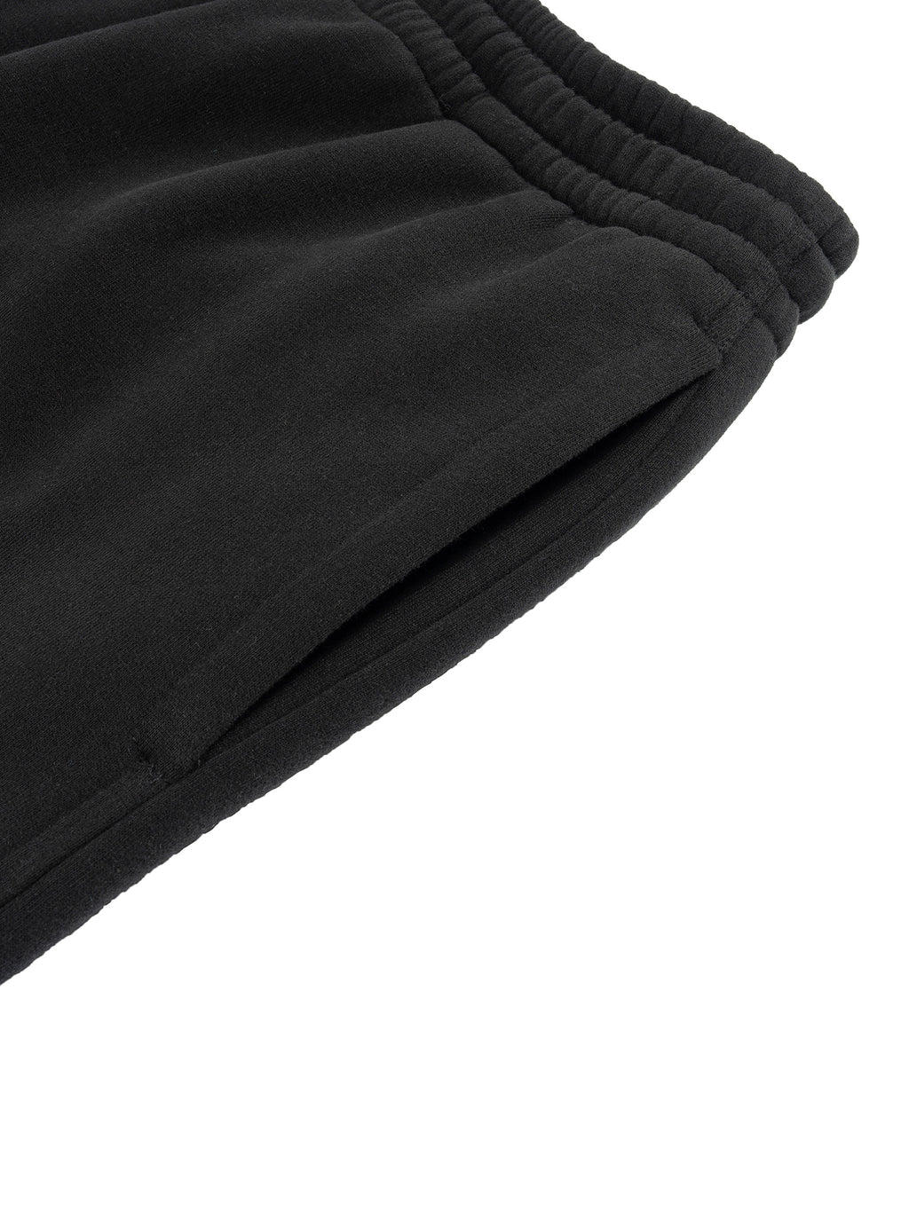 YAQEEN Signature Fleece Drawstring Straight-Leg Sweatpants
