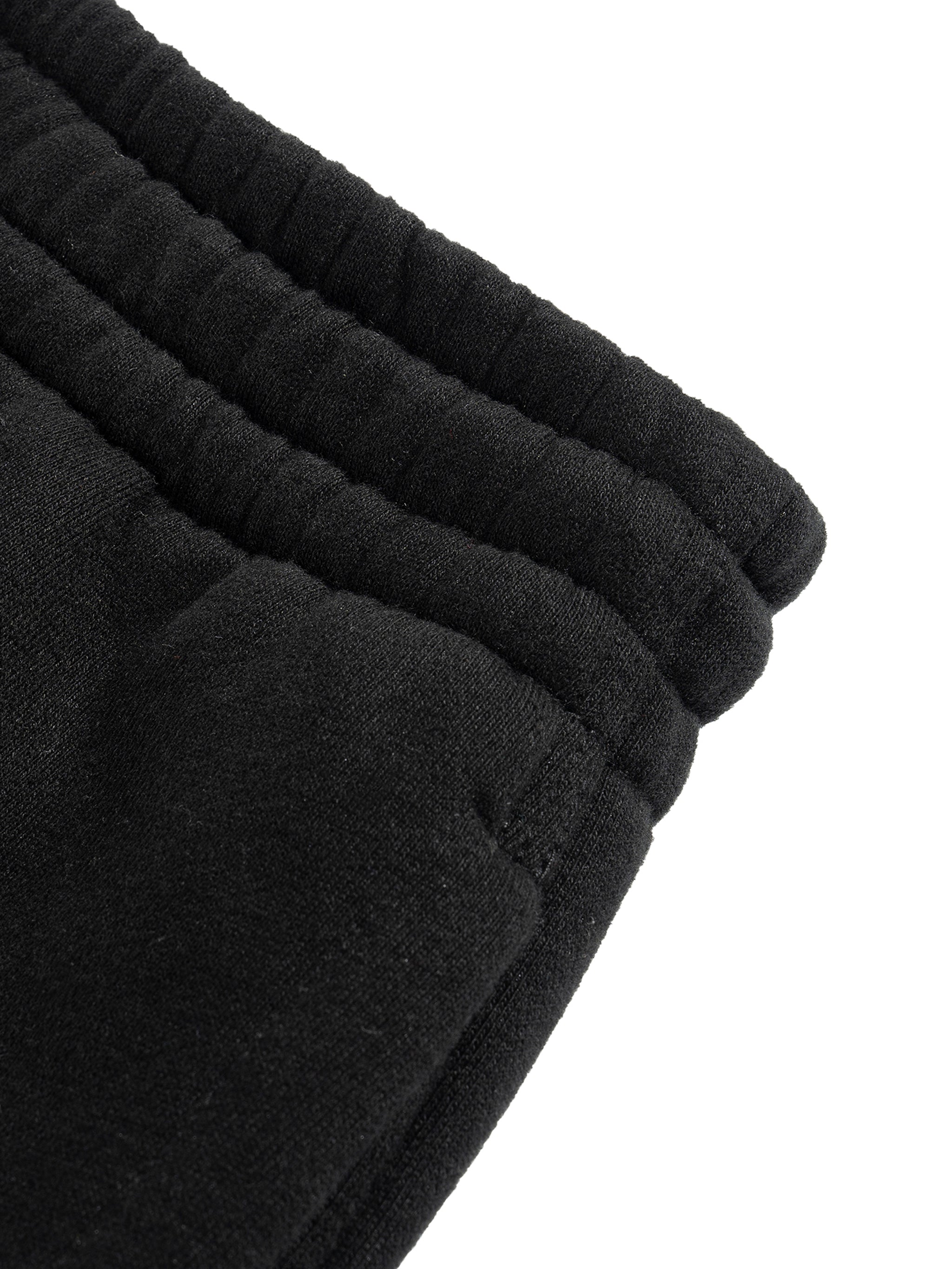 YAQEEN Signature Fleece Drawstring Straight-Leg Sweatpants